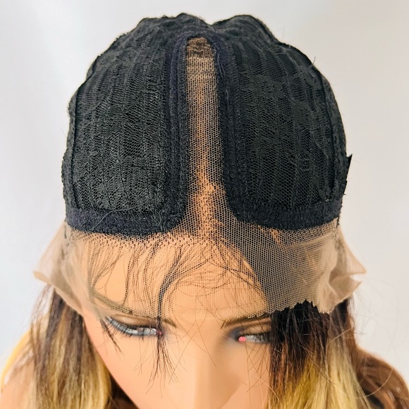 Gorgeous Toffee Blonde Premium Fiber Lace Front Wig for Daily Wear or Events - Picture 3 of 13